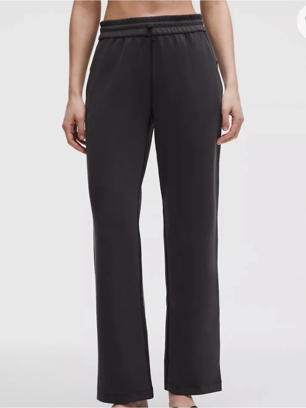 NWOT lululemon black softstreme pants